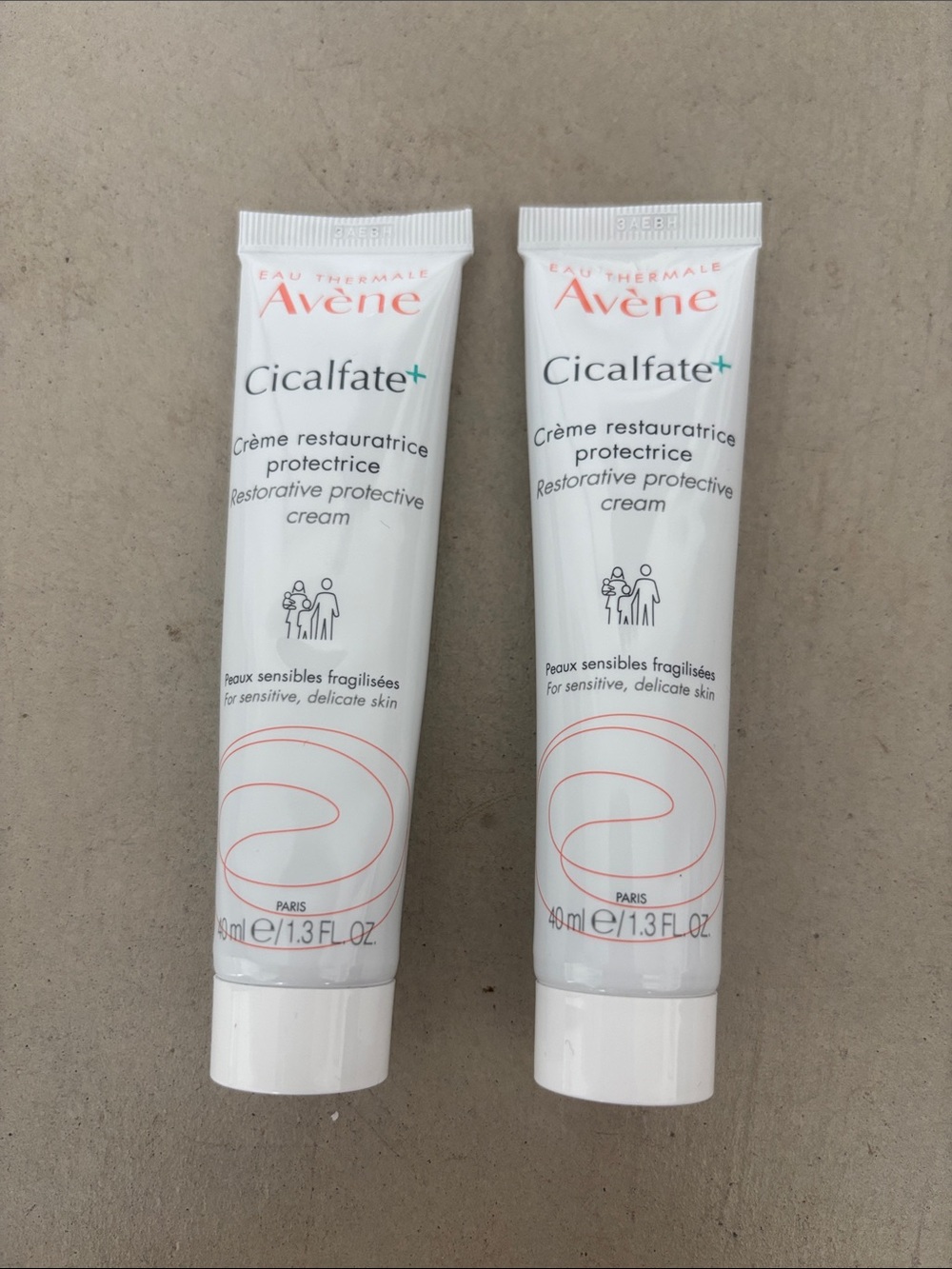New, Sealed Avene Cicalfate Restorative Protective Cream Duo